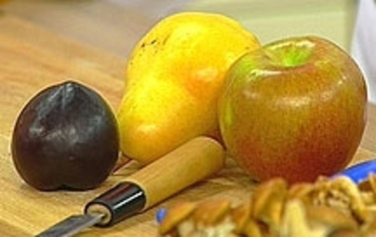 Bilder für Herbstlicher Obstsalat - Rezept