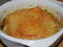 Schalottensuppe mit Gruyère-Käse - Rezept