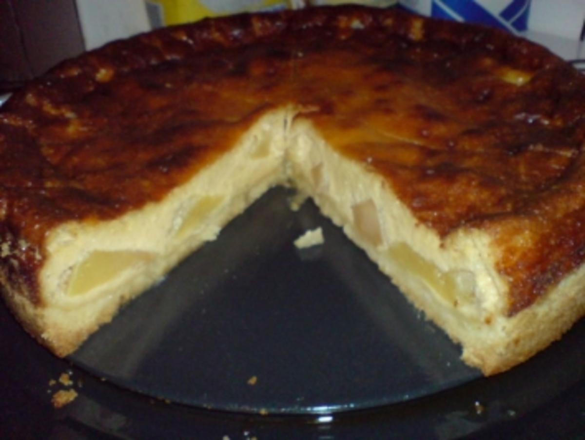 Apfelkuchen mit Marzipan-Guss - Rezept mit Bild - kochbar.de