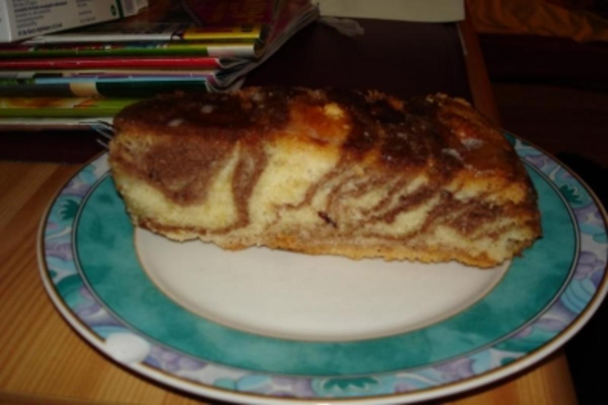 Zebrakuchen lockerer und fluffiger Teig - Rezept mit Bild - kochbar.de