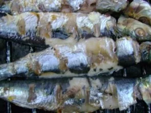 Rezept: Grillen: Sardinen vom Holzkohlen Grill Grillen: Sardinen vom Holzkohlen Grill - Rezept