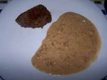 Rindermedaillons in Gorgonzola-Rahm - Rezept - Bild Nr. 4