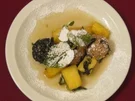 Karamellisierte Minz-Ananas mit Kokosreisbällchen - Rezept