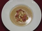 Kastaniensuppe mit Speck - Rezept