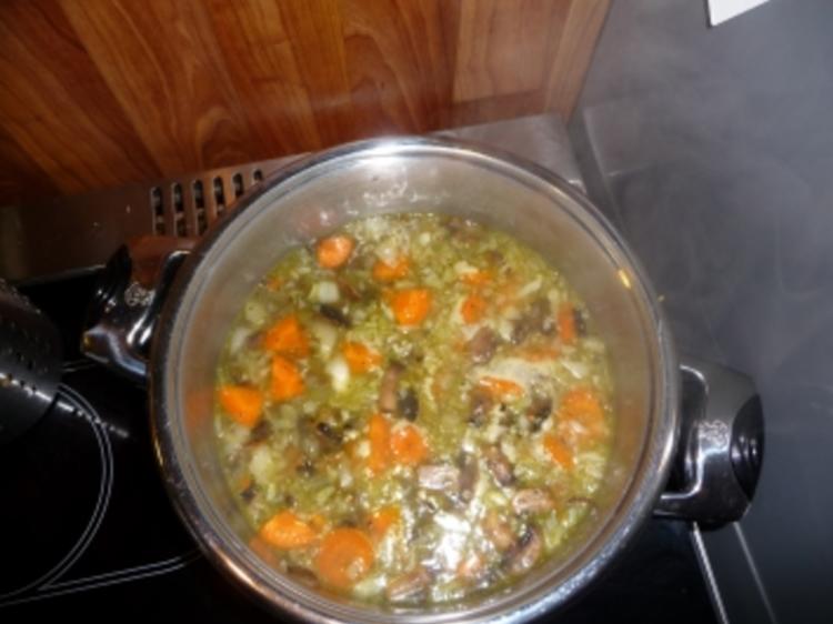 Pilzsuppe mit Perlgraupen - schnell &amp; einfach - von Moni_Peter