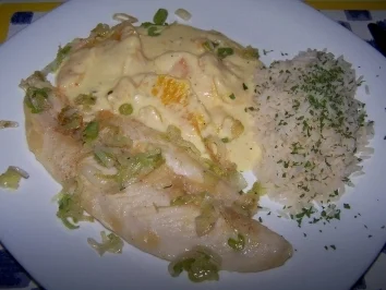 Pangasiusfilet in Orangensoße - Rezept