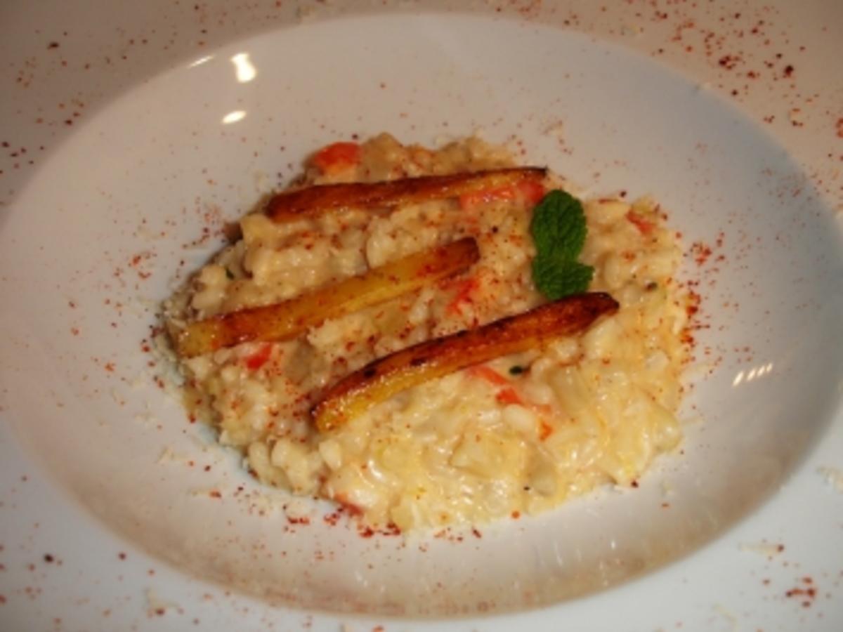 Risotto Mit Auberginen Und Tomaten Rezept Kochbar De