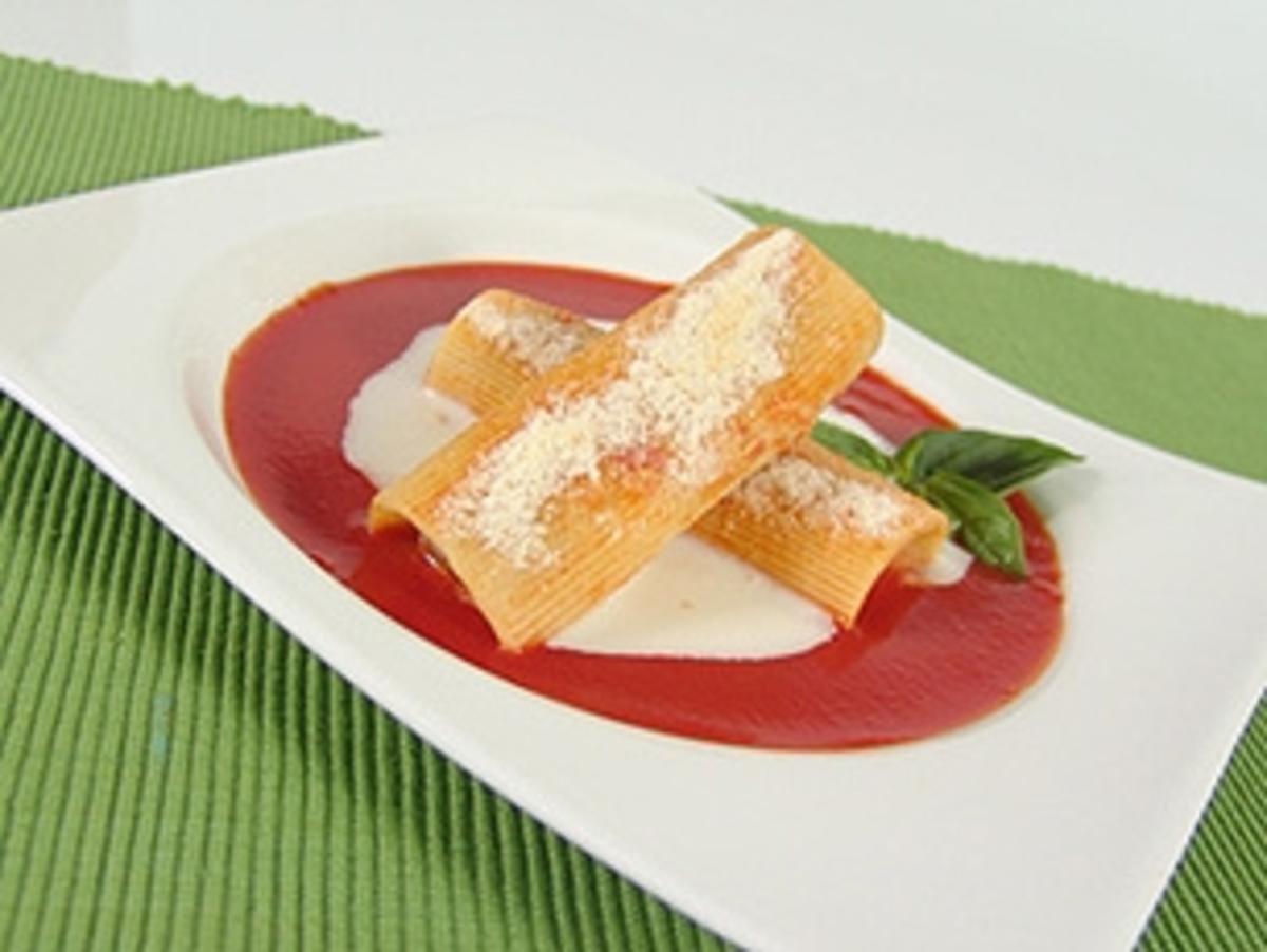 Bilder für Cannelloni mit Spinatfüllung - Rezept