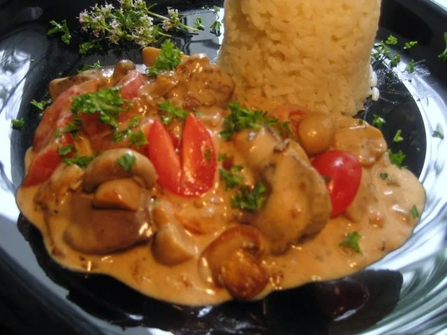 Gebratene Leber mit Jägersoße - Rezept