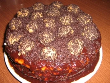 Bier - Honig- Kastanien Torte ( ohne Eier ) - Rezept