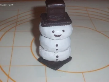 Süßer Schneemann - Rezept