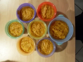 Rezept: Babynahrung: italienisches Gemüse Babynahrung: italienisches Gemüse - Rezept