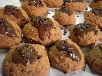 Plätzchen: Schoko-Nuss Hauferl leicht gemacht - Rezept