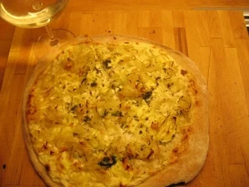 Rezept: Flammkuchen a la Binchen Flammkuchen a la Binchen - Rezept