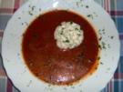 Tomatensuppe mit Feta - Rezept