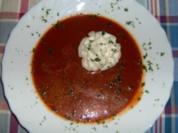 Tomatensuppe mit Feta - Rezept