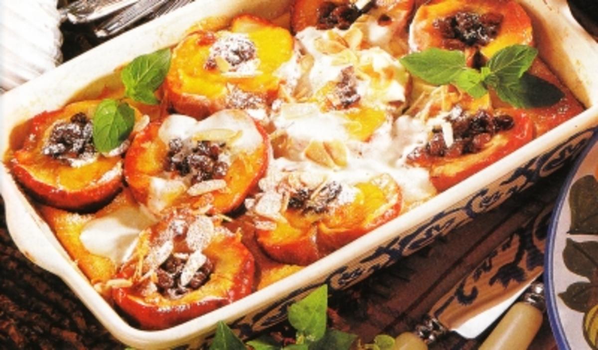 Bratapfelauflauf mit Marzipan Guss - Rezept - kochbar.de