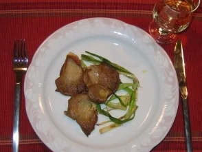 Austernpilze an Lauchstreifen - Rezept