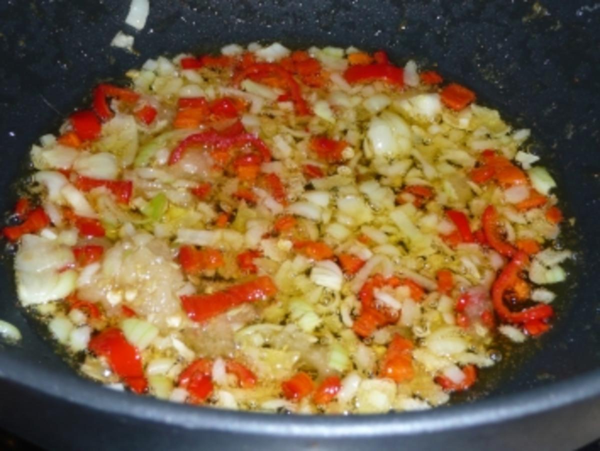 Chilli trifft Fisch,Honig,Tomaten und Kokos - Rezept