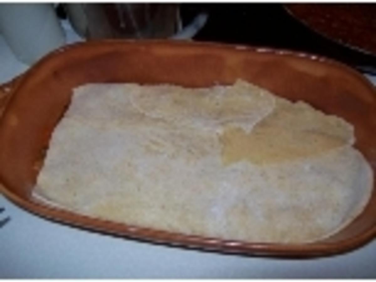 Lasagne mit selbst gemachten Nudelplatten - Rezept
