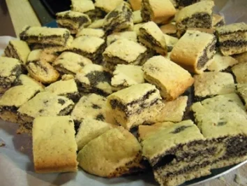 Plätzchen: Mohn-Strudel-Mürbchen - Rezept