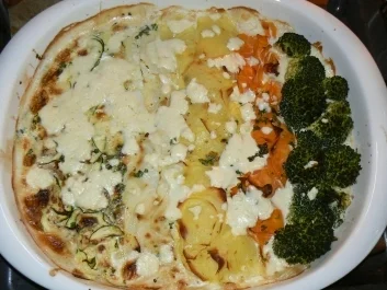 Rezept: Jaqueline´s Gemüseauflauf der besonderen Art Jaqueline´s Gemüseauflauf der besonderen Art - Rezept