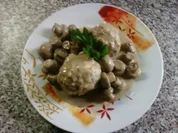 Pfiffering Gulasch mit Semmelknödeln (Championgs) - Rezept