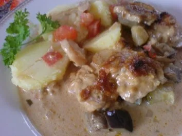 Jägerschnitzel mit Ratatouille-Gemüse - Rezept - Bild Nr. 2