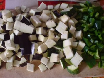 Jägerschnitzel mit Ratatouille-Gemüse - Rezept - Bild Nr. 6