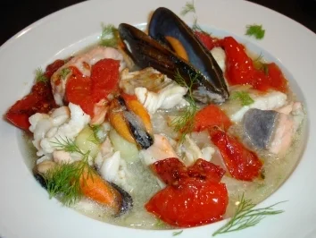 Mediterraner Fischeintopf nach eigenen Ideen - Rezept