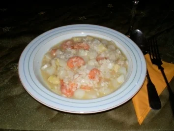 Spargelrisotto mit Krabben - Rezept