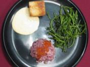 Tunfischtatar mit Salicornes - Rezept