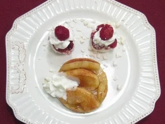Französischer Apfelkuchen vom Blech mit Wölkchen - Rezept