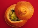 Gemüsesuppe im Brot (Nicki) - Rezept