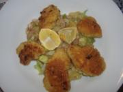 Backhendl mit Kartoffelendiviensalat - Rezept