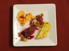 Herrnburger Überraschungsteller – Traubensorbet, Crêpes und Obstsalat (Sandra Völker) - Rezept