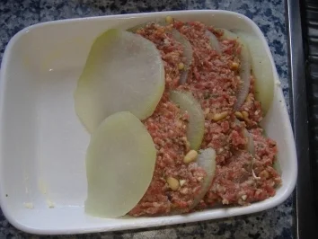 Rezept: Kohlrabi-Hackfleisch-Gratin Kohlrabi-Hackfleisch-Gratin - Rezept