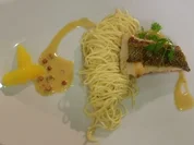 Rezept: Zanderfilet in Orangen-Mandelsoรe Zanderfilet in Orangen-Mandelsoรe - Rezept