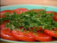Tomatensalat mit Kardamom und Koriander - Rezept