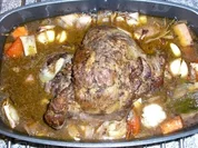 Geschmorte Lammkeule - Rezept