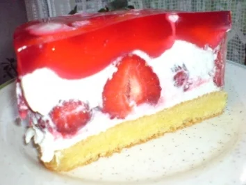 Rezept: Winterliche Erdbeertorte Winterliche Erdbeertorte - Rezept