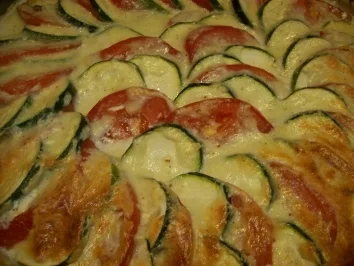 Rezept: Tomaten - Zucchini - Kuchen Tomaten - Zucchini - Kuchen - Rezept