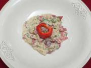 Tunfischsalat mit roter Paprika, Kapern und Zwiebeln - Rezept