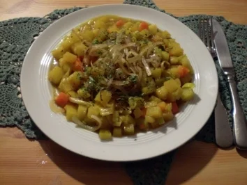 Curry-Steckrübeneintopf - Rezept