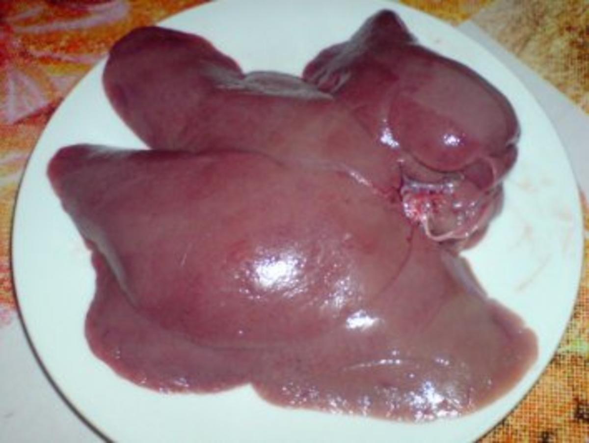 Kaninchenleber mit Mischgemüse und Salzkartoffeln - Rezept - Bild Nr. 2