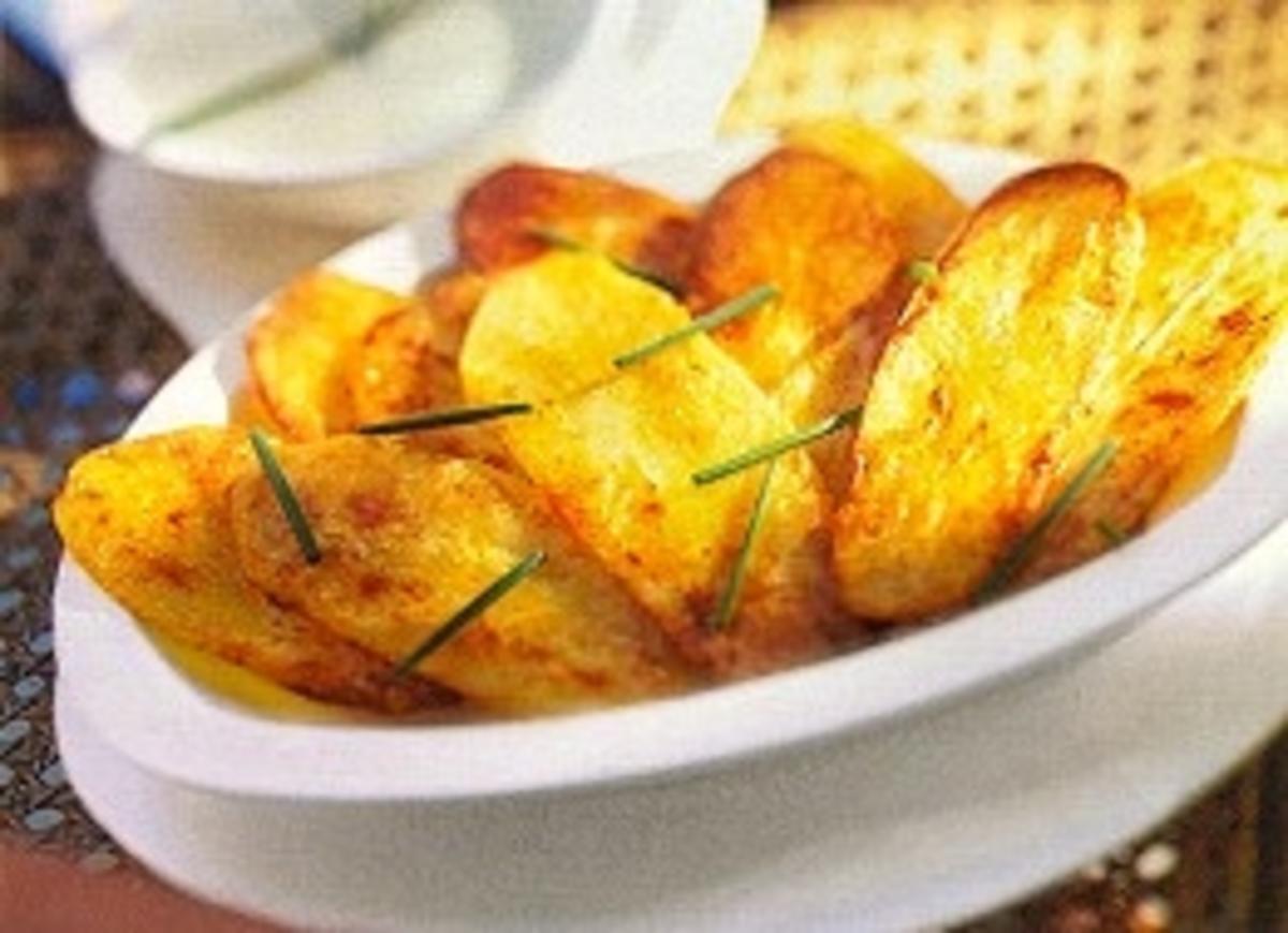 Ofenkartoffeln mit Knobi-Öl - Rezept