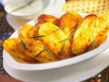 Ofenkartoffeln mit Knobi-Öl - Rezept