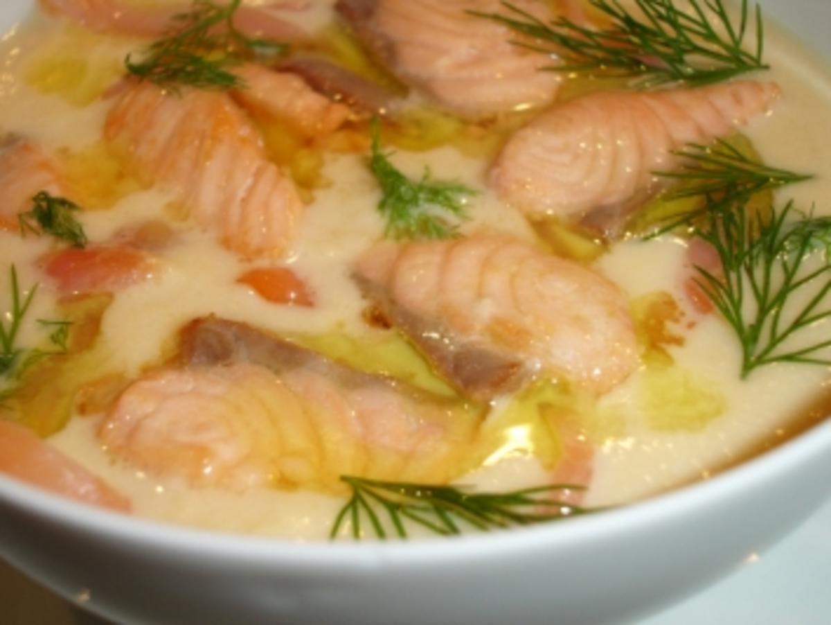 Fenchel-Lachs-Cremesuppe - Rezept - Bild Nr. 2