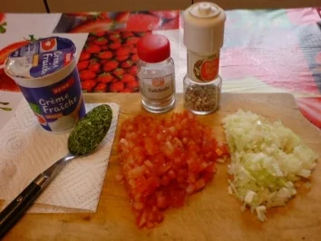 Ei-Tomaten-Aufstrich - Rezept