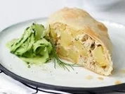Rezept: Pikantes Gebäck: Kartoffel-Strudel Pikantes Gebäck: Kartoffel-Strudel - Rezept